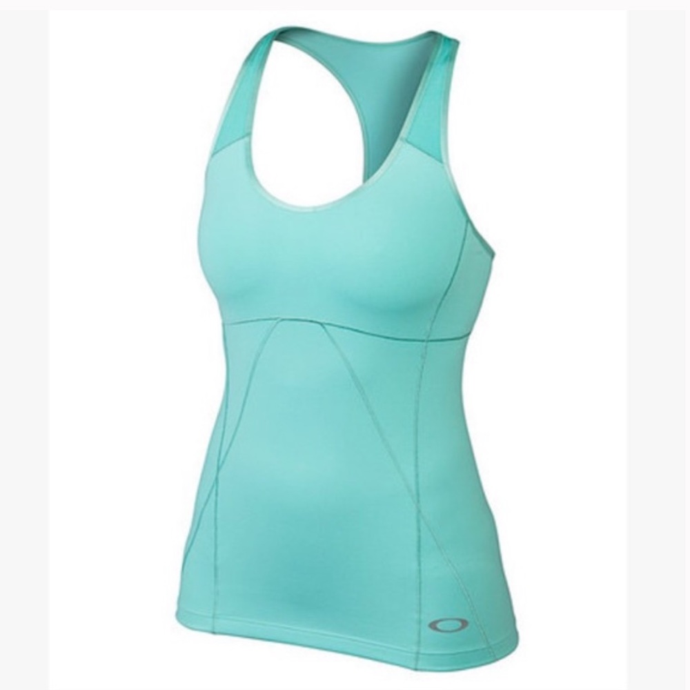 Oakley Mint Green Endurance Athletic Tank Top - L - Picture 2 of 10